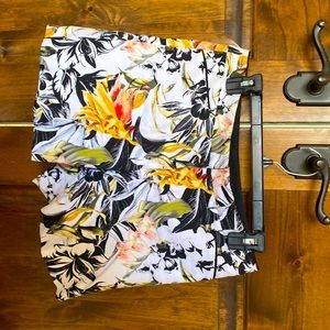 White House Black Market floral shorts